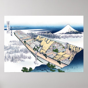 Ushibori in Hitachi Province Poster