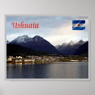 Ushuaia - By Night - Argentina - Poster