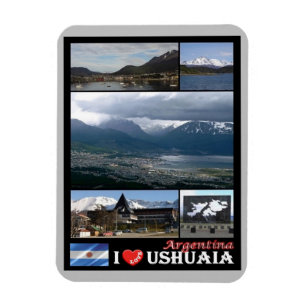 Ushuaia - I Love - Argentina - Magnet
