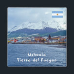 Ushuaia - Tierra del Fuego, Argentina Magnet<br><div class="desc">View on the Centre of Ushuaia - Tierra del Fuego,  Argentina. Ushuaia is the capital of Tierra del Fuego. It is commonly regarded as the southernmost city in the world.</div>