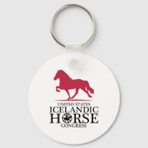 USIHC Button Keychain