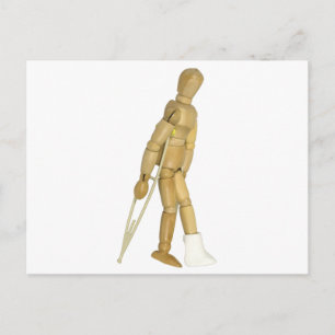 UsingCrutches031910 Postcard