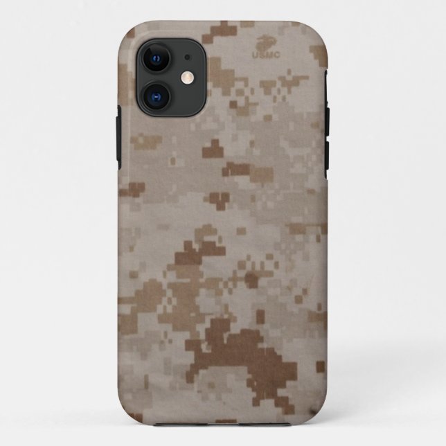 USMC Desert Camouflage Case-Mate iPhone Case (Back)