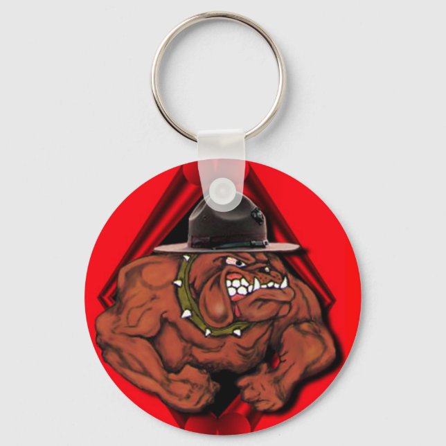 USMC Devil Dog Key Ring (Front)