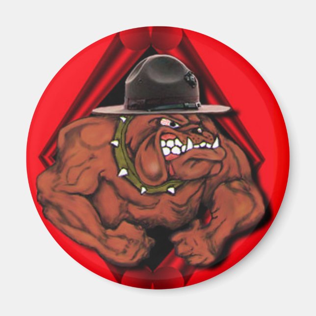 USMC Devil Dog Magnet (Front)