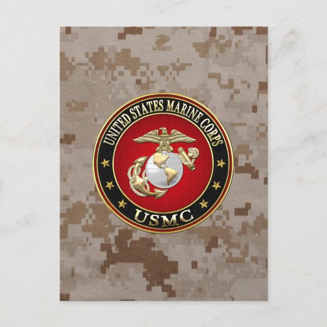 USMC EGA [Special Edition] [3D] Postcard (Front)