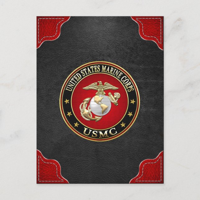 USMC EGA [Special Edition] [3D] Postcard (Front)