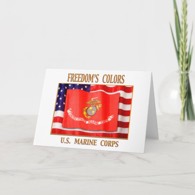 USMC Greeting Card (Front)
