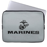 USMC Logo Stacked Black Logo