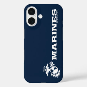 USMC Logo - White iPhone 16 Case
