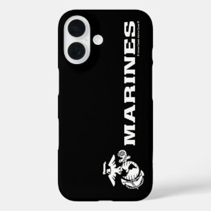 USMC Logo - White iPhone 16 Case