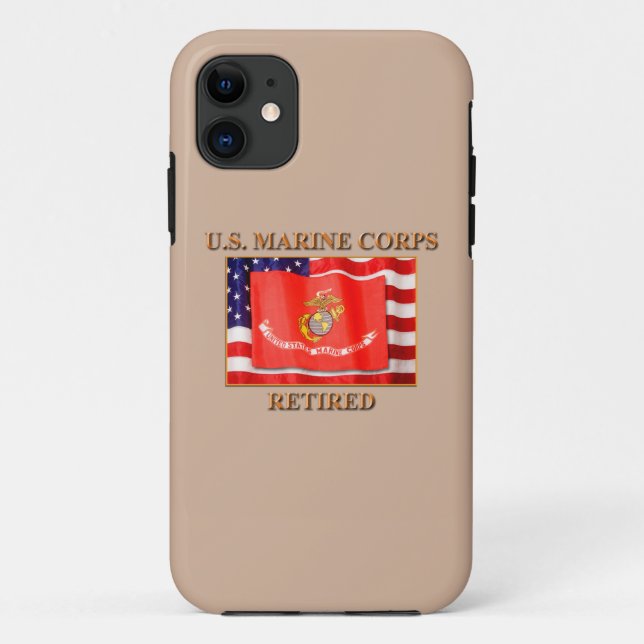 USMC Retired Barely There iPhone 5/5S Case (Back)