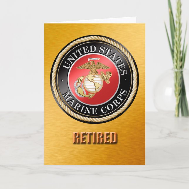 USMC Retired Card (Front)