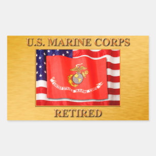 USMC Retired Sticker