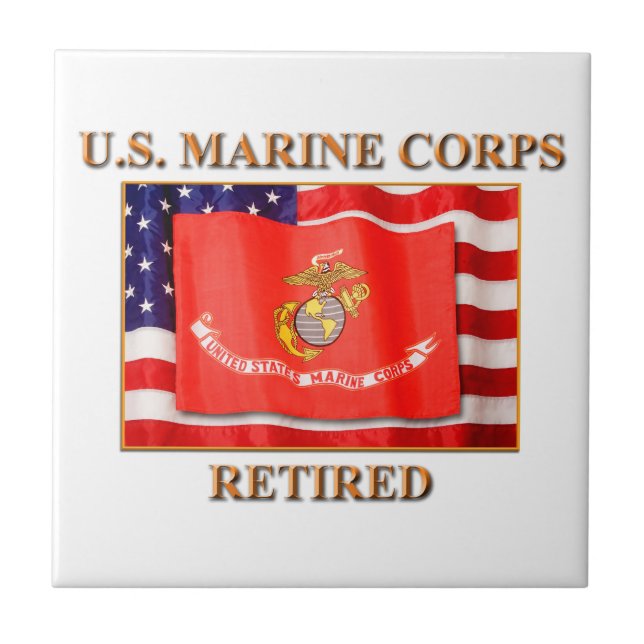 USMC Retired Tile (Front)
