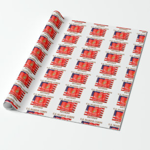 USMC Retired Wrapping Paper