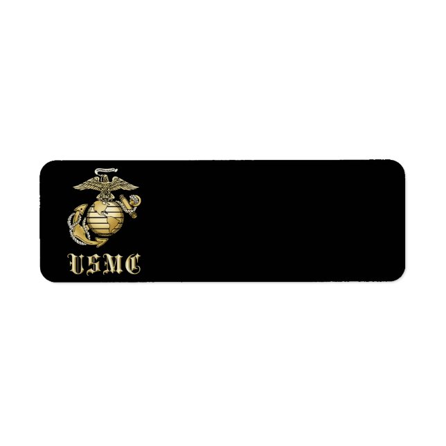 USMC RETURN ADDRESS LABEL (Front)