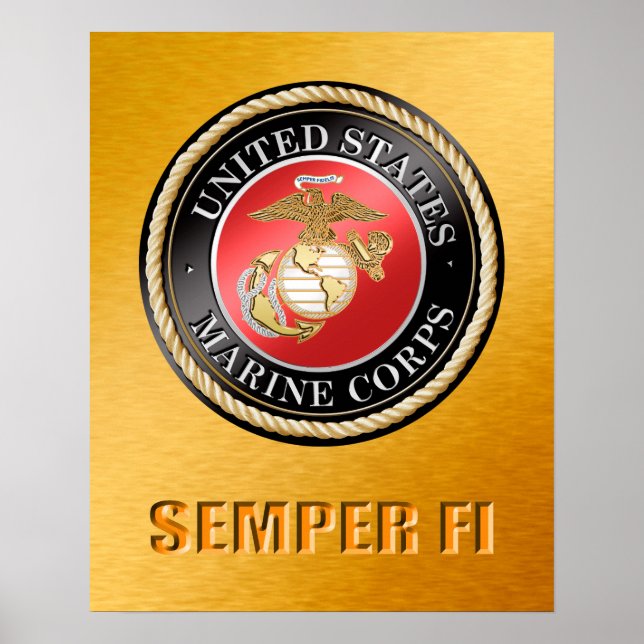 USMC Semper Fi Poster (Front)