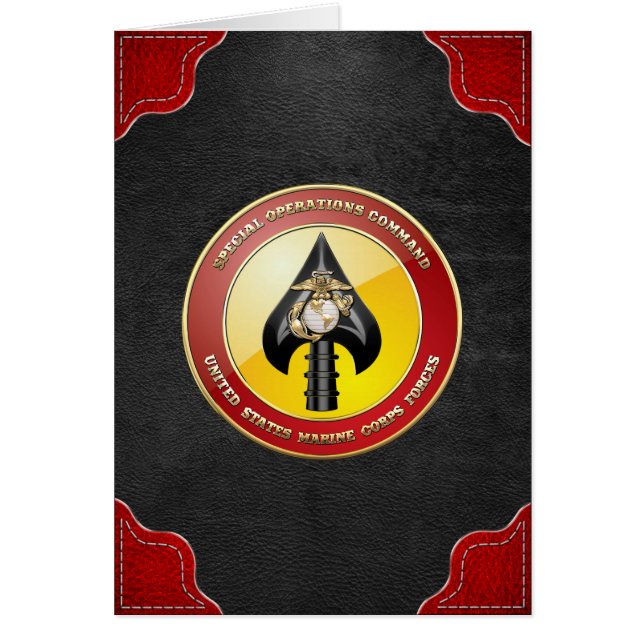 USMC Special Operations Command (MARSOC) [3D] (Front)
