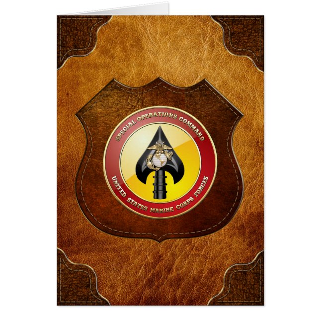 USMC Special Operations Command (MARSOC) [3D] (Front)