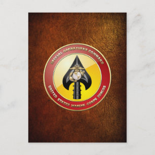 USMC Special Operations Command (MARSOC) [3D] Postcard