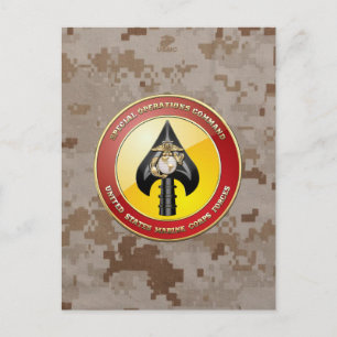USMC Special Operations Command (MARSOC) [3D] Postcard