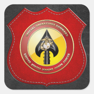 USMC Special Operations Command (MARSOC) [3D] Square Sticker