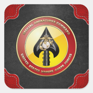 USMC Special Operations Command (MARSOC) [3D] Square Sticker