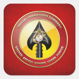 USMC Special Operations Command (MARSOC) [3D] Square Sticker