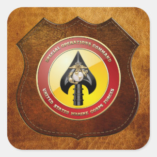 USMC Special Operations Command (MARSOC) [3D] Square Sticker