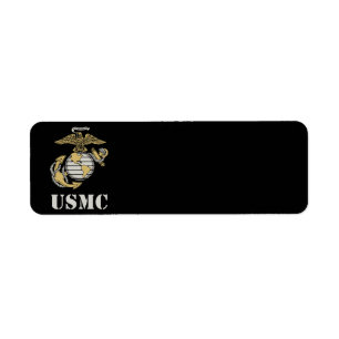 USMC [stencil] Return Address Label