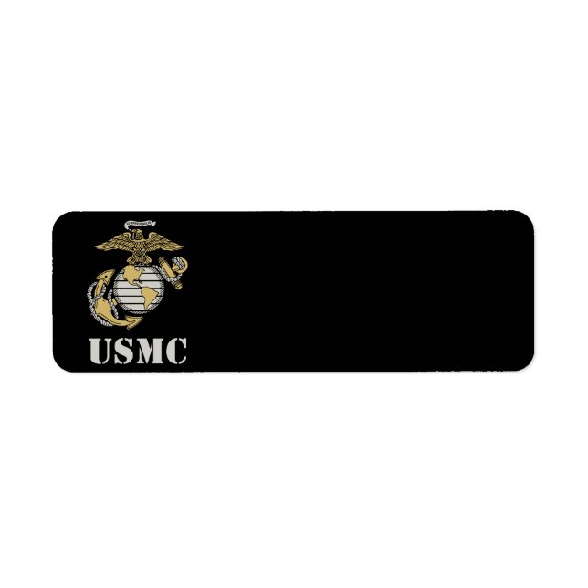 USMC [stencil] Return Address Label (Front)