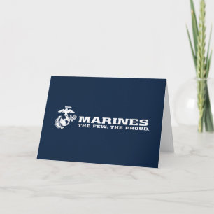 USMC The Few The Proud Logo - White Note Card