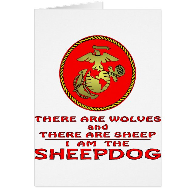 USMC There Are Wolves And There Are Sheep (Front)