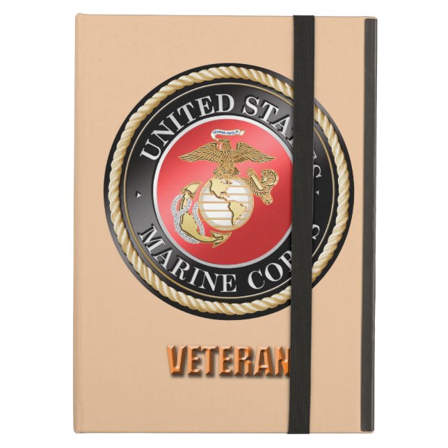 USMC Veteran iPad Case (Front Closed)