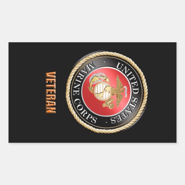 USMC Veteran Sticker (Front)