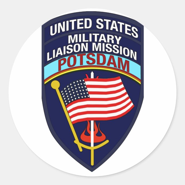 USMLM Insignia Classic Round Sticker (Front)