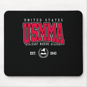 usmma Institute of Technology Arch Retro for Men Mouse Pad