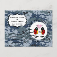 USN Navy Save the Date & Ladybugs