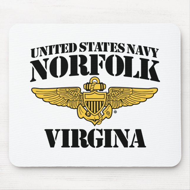 USN Norfolk Virgina Mousepad (Front)