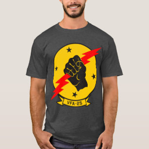 USN VFA25 Strike Fighter Squadron Fist of the Flee T-Shirt