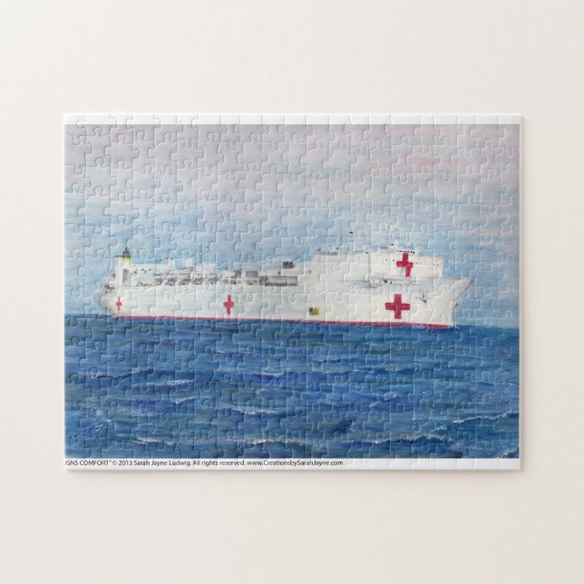 USNS COMFORT JIGSAW PUZZLE (Horizontal)