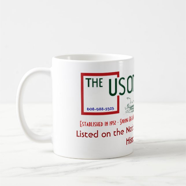 Usonian Inn logo classic mug (Left)