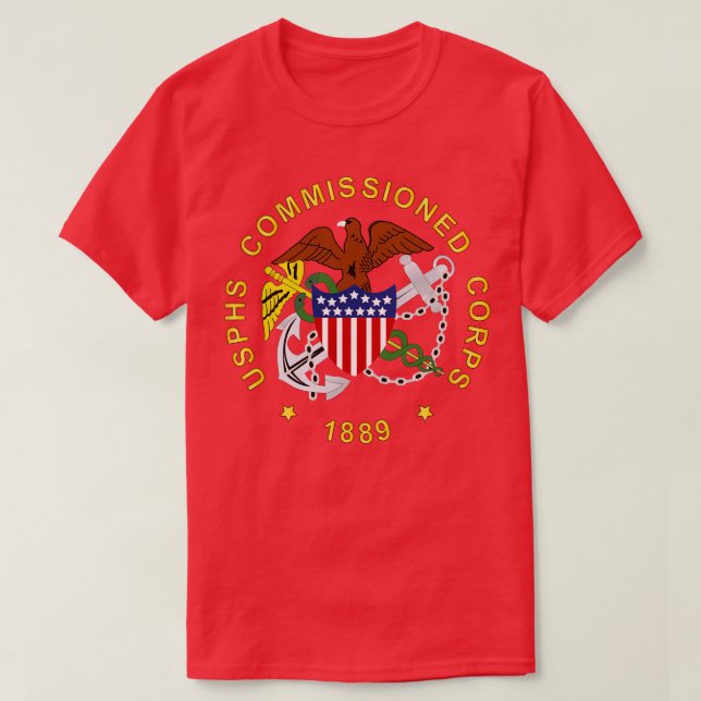 USPHS Commissioned Corps wo BackGrd T-Shirt (Design Front)