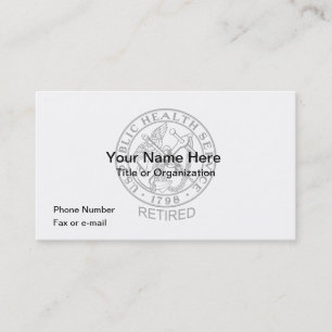 USPHS Retired Business Cards