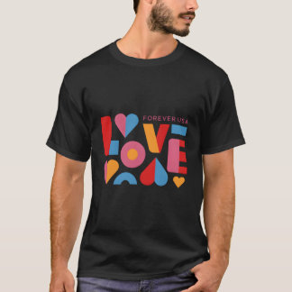 Usps Forever Usa Love T-Shirt