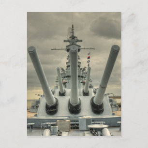 USS Alabama Postcard