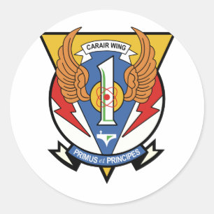 USS America CVW-1 Classic Round Sticker