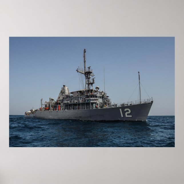 USS Ardent (MCM 12) Poster (Front)