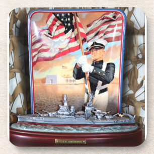 USS Arizona Tribute Coaster